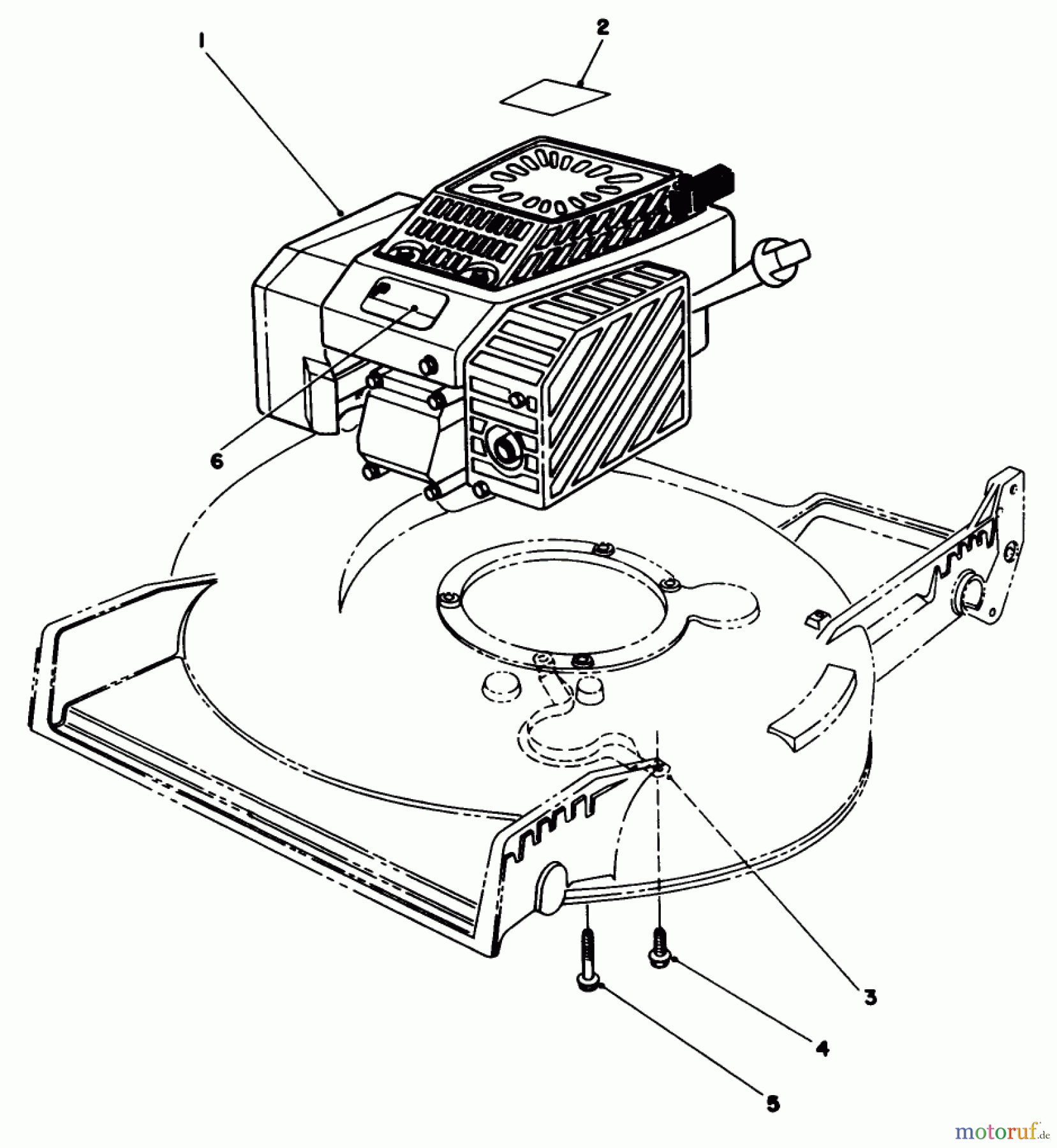  Toro Neu Mowers, Walk-Behind Seite 2 22025 - Toro Lawnmower, 1986 (6000001-6999999) ENGINE ASSEMBLY