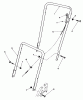 Toro 22025 - Lawnmower, 1990 (0000001-0999999) Listas de piezas de repuesto y dibujos HANDLE ASSEMBLY