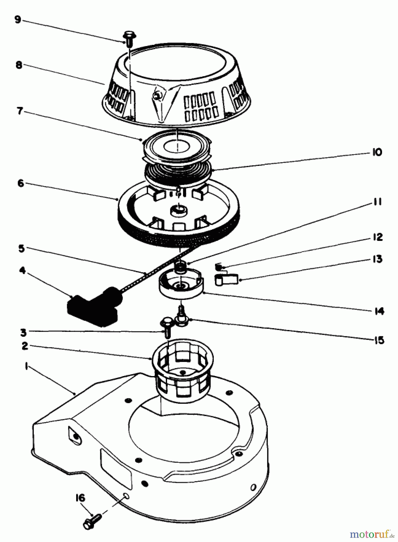  Toro Neu Mowers, Walk-Behind Seite 2 22025C - Toro Lawnmower, 1988 (8000001-8999999) ENGINE ASSEMBLY MODEL NO. 47PH7 #6