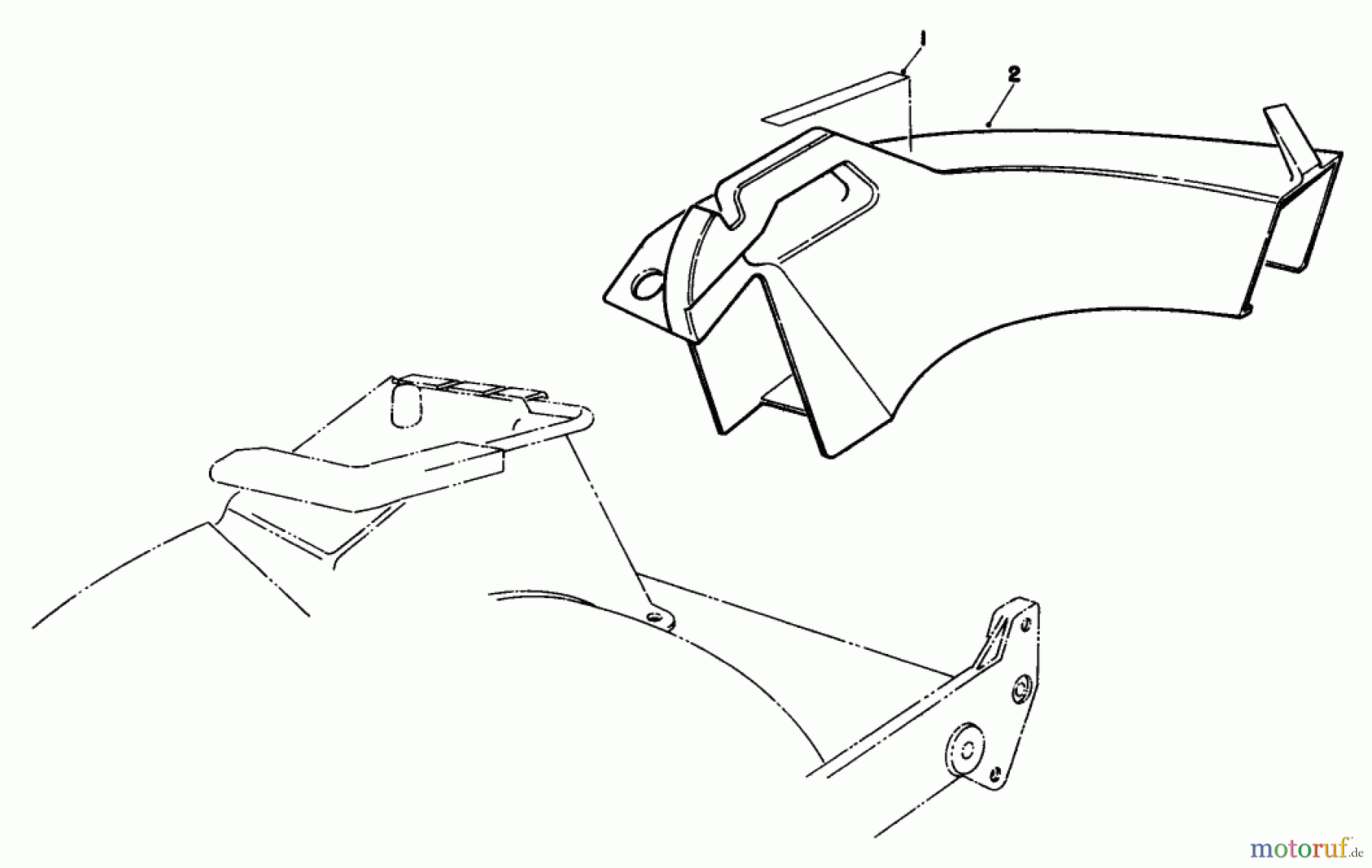  Toro Neu Mowers, Walk-Behind Seite 2 22030 - Toro Lawnmower, 1991 (1000001-1999999) SIDE DISCHARGE CHUTE MODEL NO. 59168 (OPTIONAL)