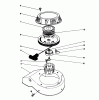 Toro 22043 - Lawnmower, 1993 (3900965-3999999) Listas de piezas de repuesto y dibujos RECOIL ASSEMBLY (MODEL NO. 47PN2-7)