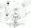 Toro 22043 - Lawnmower, 1997 (7900001-7999999) Listas de piezas de repuesto y dibujos BLADE BRAKE CLUTCH ASSEMBLY