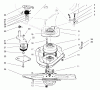 Toro 22043 - Recycler Mower, 1998 (8900001-8999999) Listas de piezas de repuesto y dibujos BLADE BRAKE CLUTCH ASSEMBLY