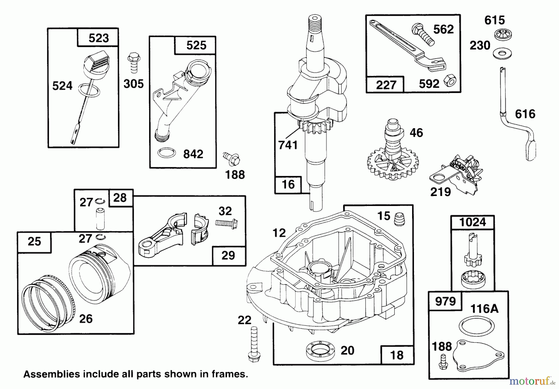  Toro Neu Mowers, Walk-Behind Seite 2 22145 - Toro Lawnmower, 1996 (69000001-69999999) ENGINE GTS 150 #2