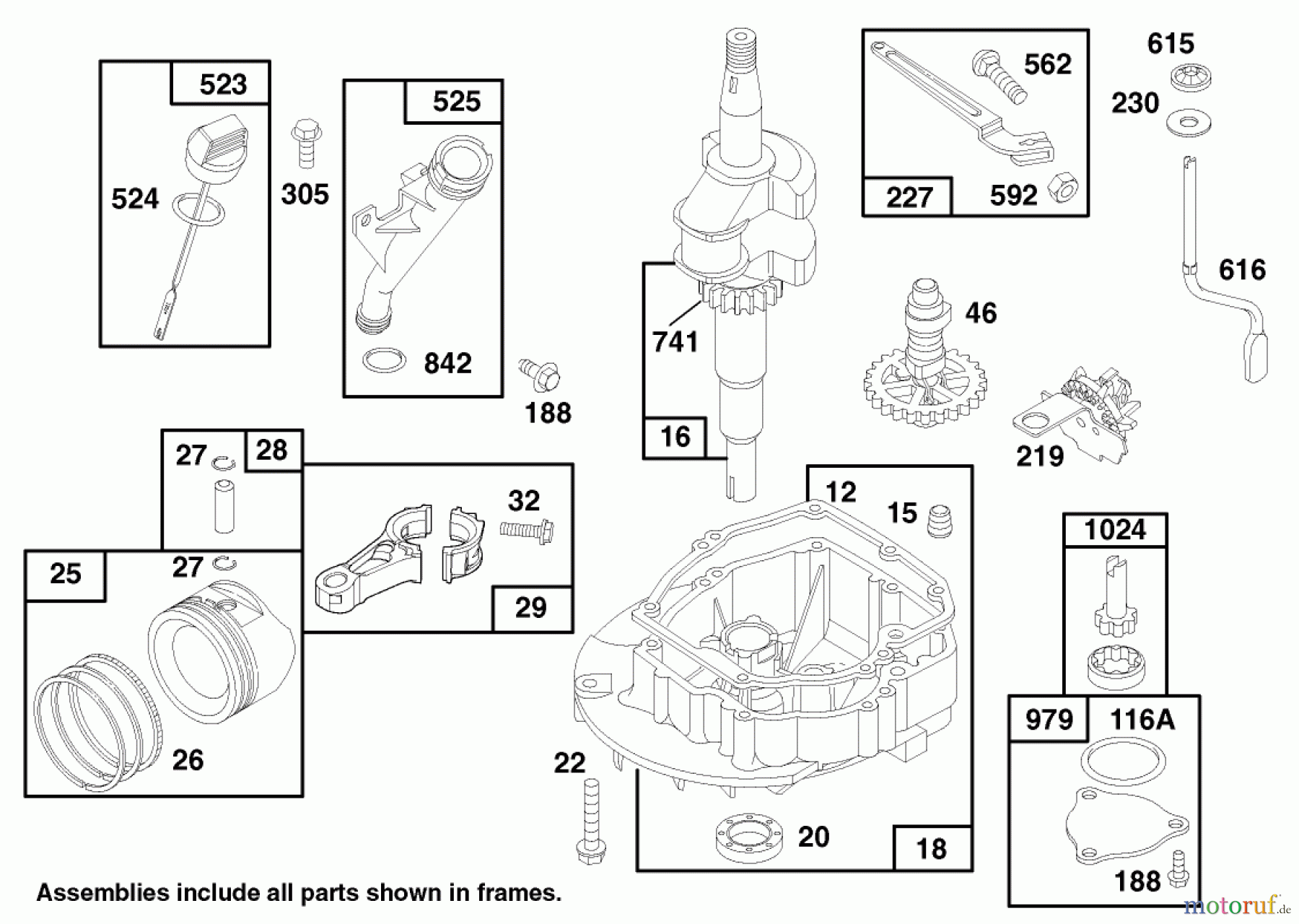  Toro Neu Mowers, Walk-Behind Seite 2 22154B - Toro Lawnmower, 1996 (6900001-6999999) ENGINE GTS 150 #2