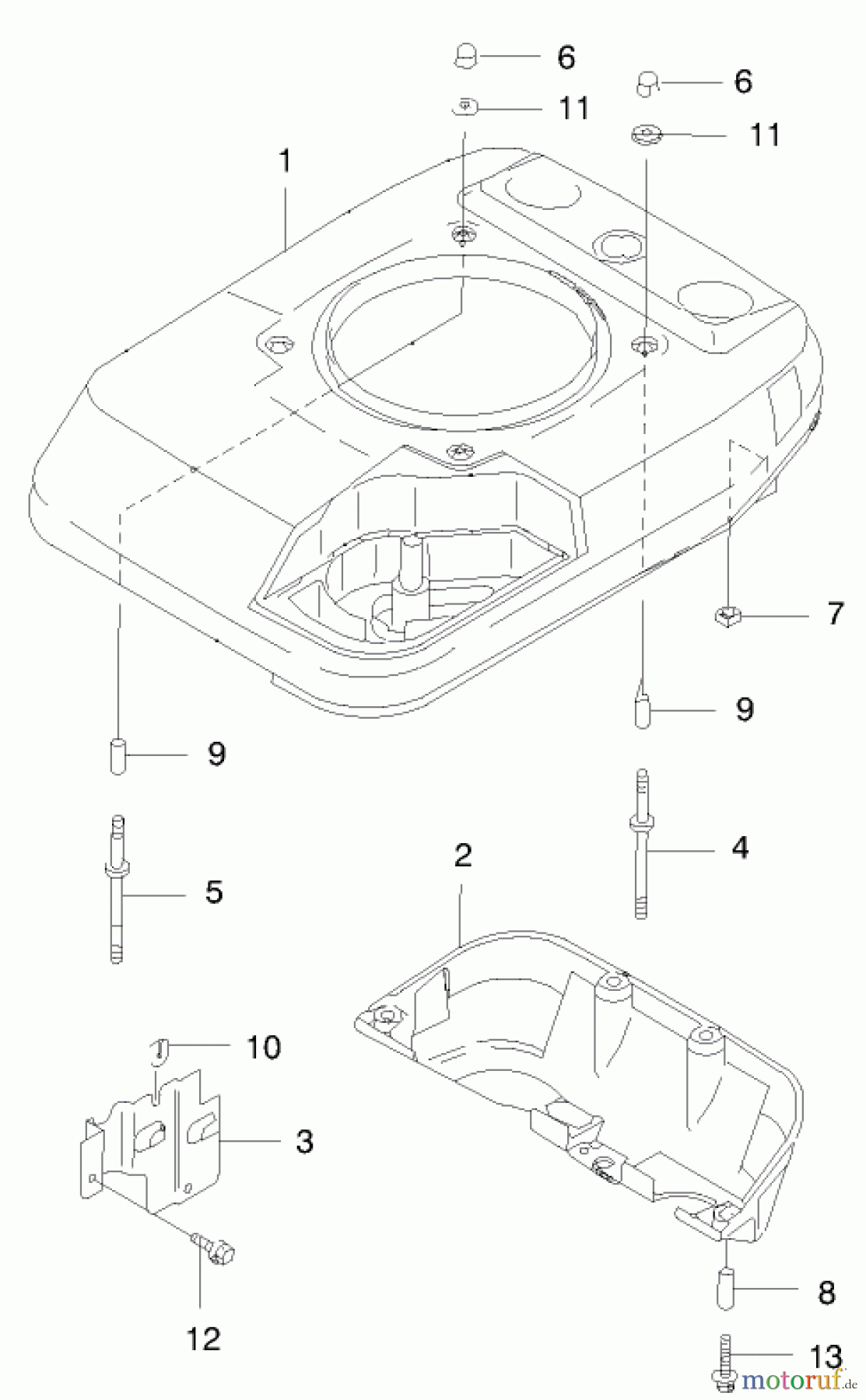  Toro Neu Mowers, Walk-Behind Seite 2 22170 - Toro Recycler Mower, 2000 (200000001-200999999) COOLING EQUIPMENT