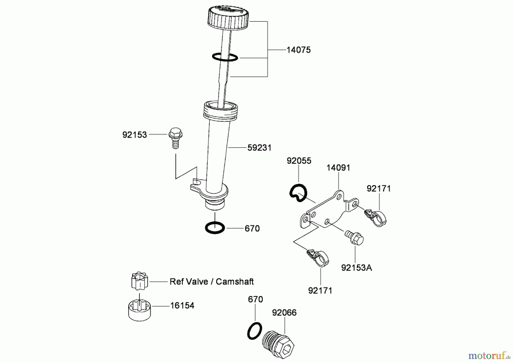  Toro Neu Mowers, Walk-Behind Seite 2 22193 (PT21) - Toro PT21 Trim Mower, 2008 (280000001-280999999) LUBRICATION EQUIPMENT ASSEMBLY KAWASAKI FJ180V-AS34