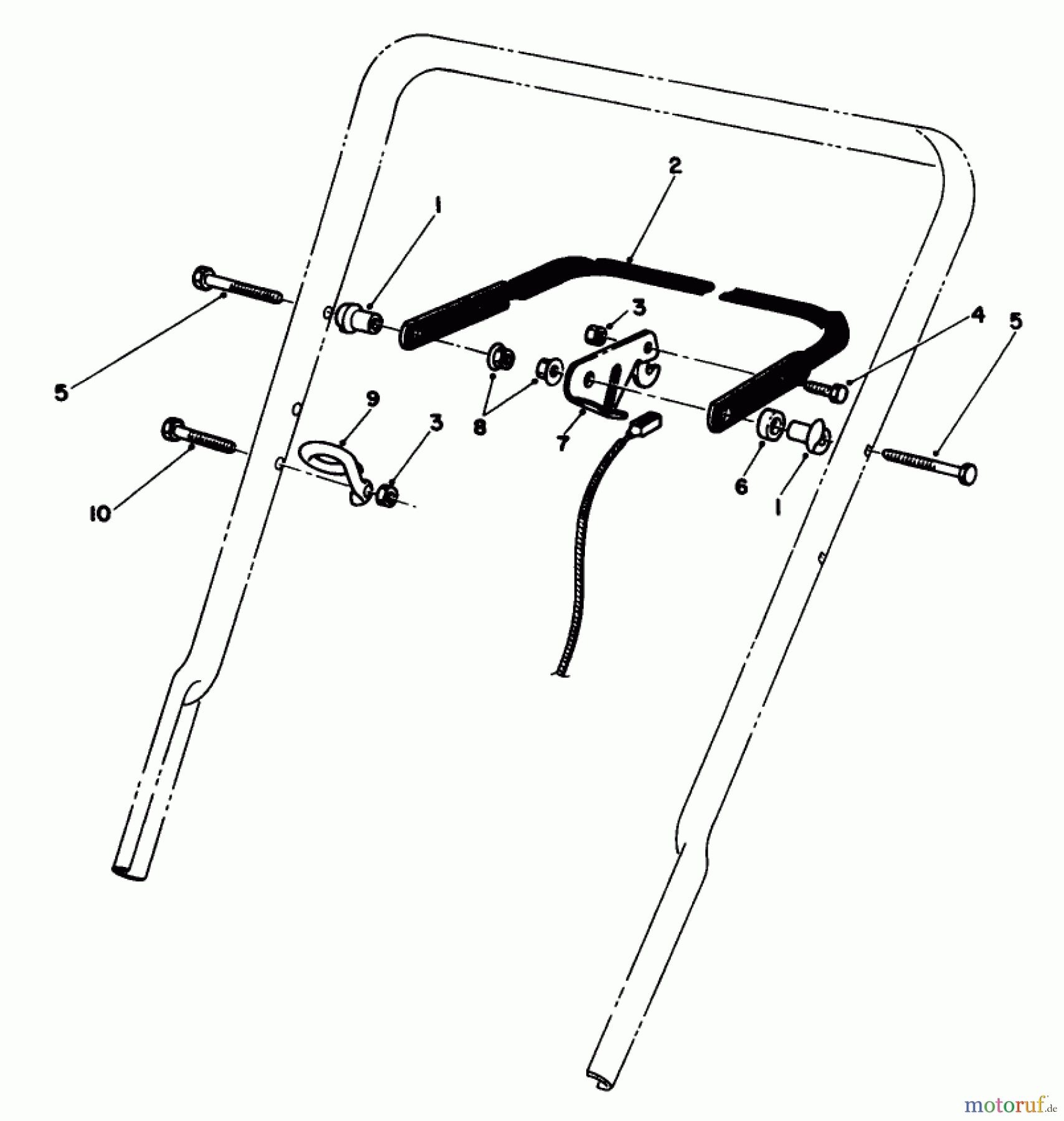  Toro Neu Mowers, Walk-Behind Seite 2 22580 - Toro Lawnmower, 1990 (0000001-0999999) CONTROL ASSEMBLY