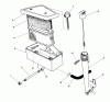 Toro 22621 - Lawnmower, 1990 (0000001-0999999) Listas de piezas de repuesto y dibujos AIR CLEANER (ENGINE MODEL NO. VMH7-4)