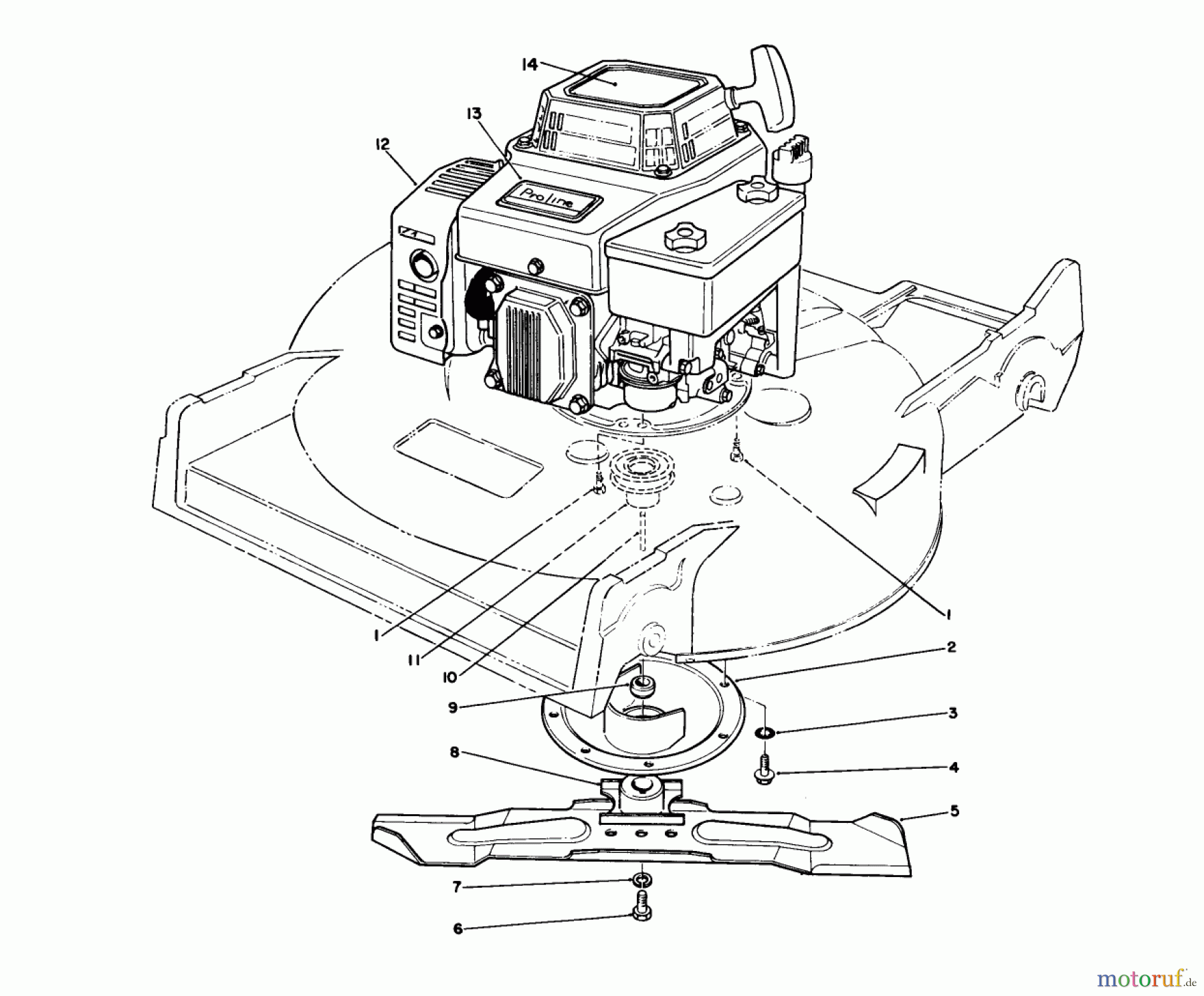  Toro Neu Mowers, Walk-Behind Seite 2 22622 - Toro Lawnmower, 1990 (0000001-0999999) ENGINE ASSEMBLY