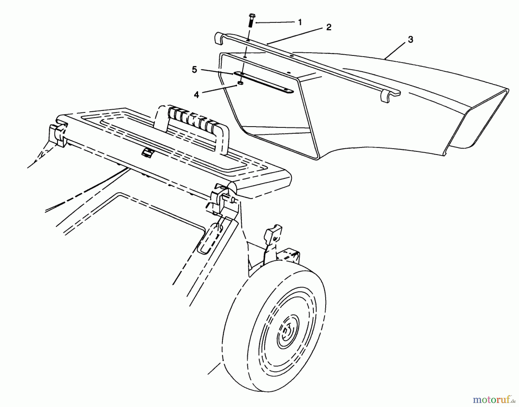  Toro Neu Mowers, Walk-Behind Seite 2 26624 - Toro Lawnmower, 1988 (8000001-8999999) SIDE DISCHARGE CHUTE MODEL NO. 59112 (OPTIONAL)