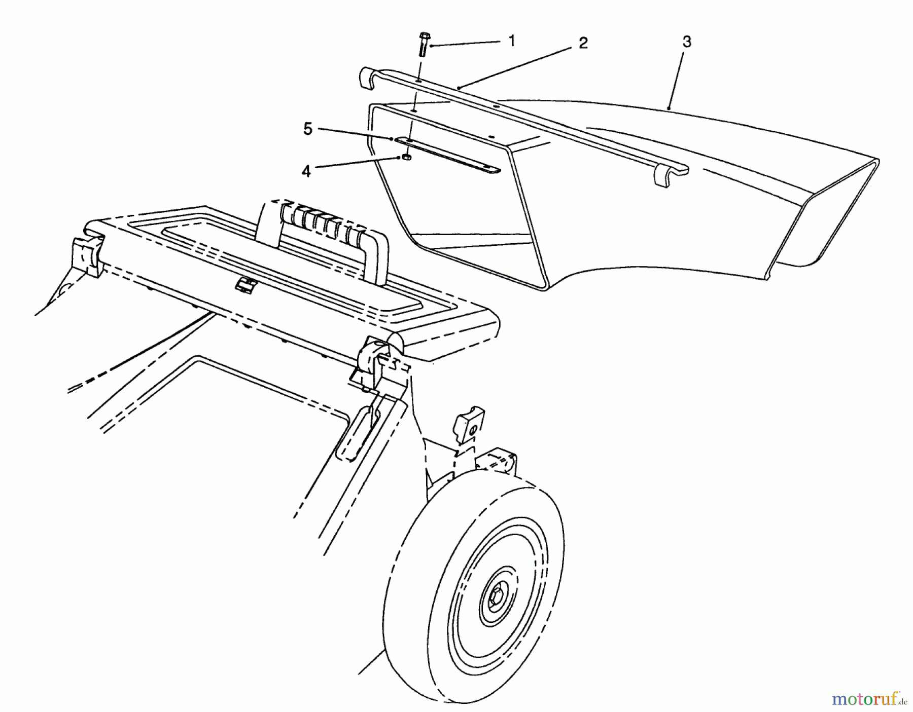  Toro Neu Mowers, Walk-Behind Seite 2 26624 - Toro Lawnmower, 1989 (9000001-9999999) SIDE DISCHARGE CHUTE MODEL NO. 59112 (OPTIONAL)