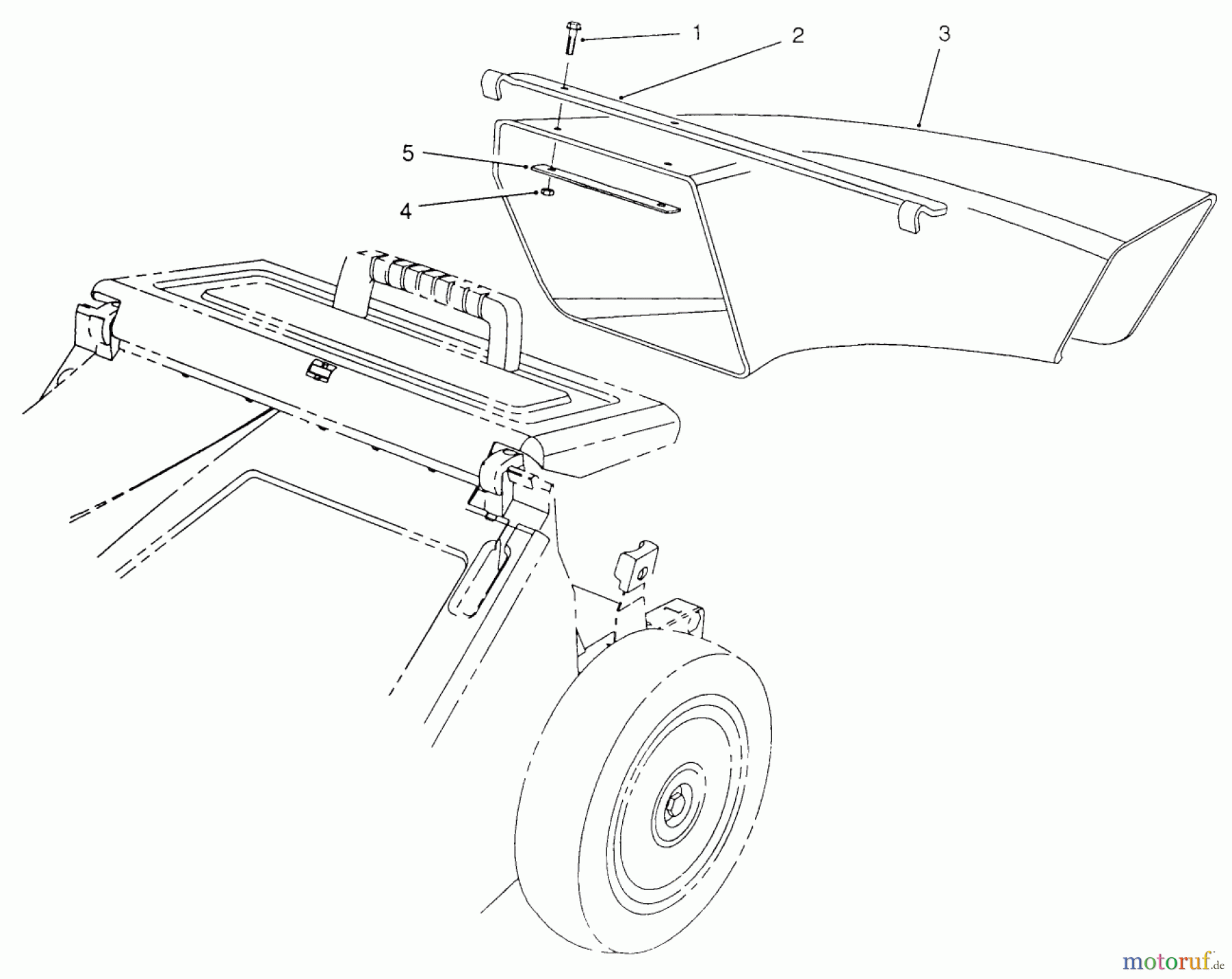  Toro Neu Mowers, Walk-Behind Seite 2 26683 - Toro Lawnmower, 1990 (0000001-0999999) SIDE DISCHARGE CHUTE MODEL NO. 59112 (OPTIONAL)