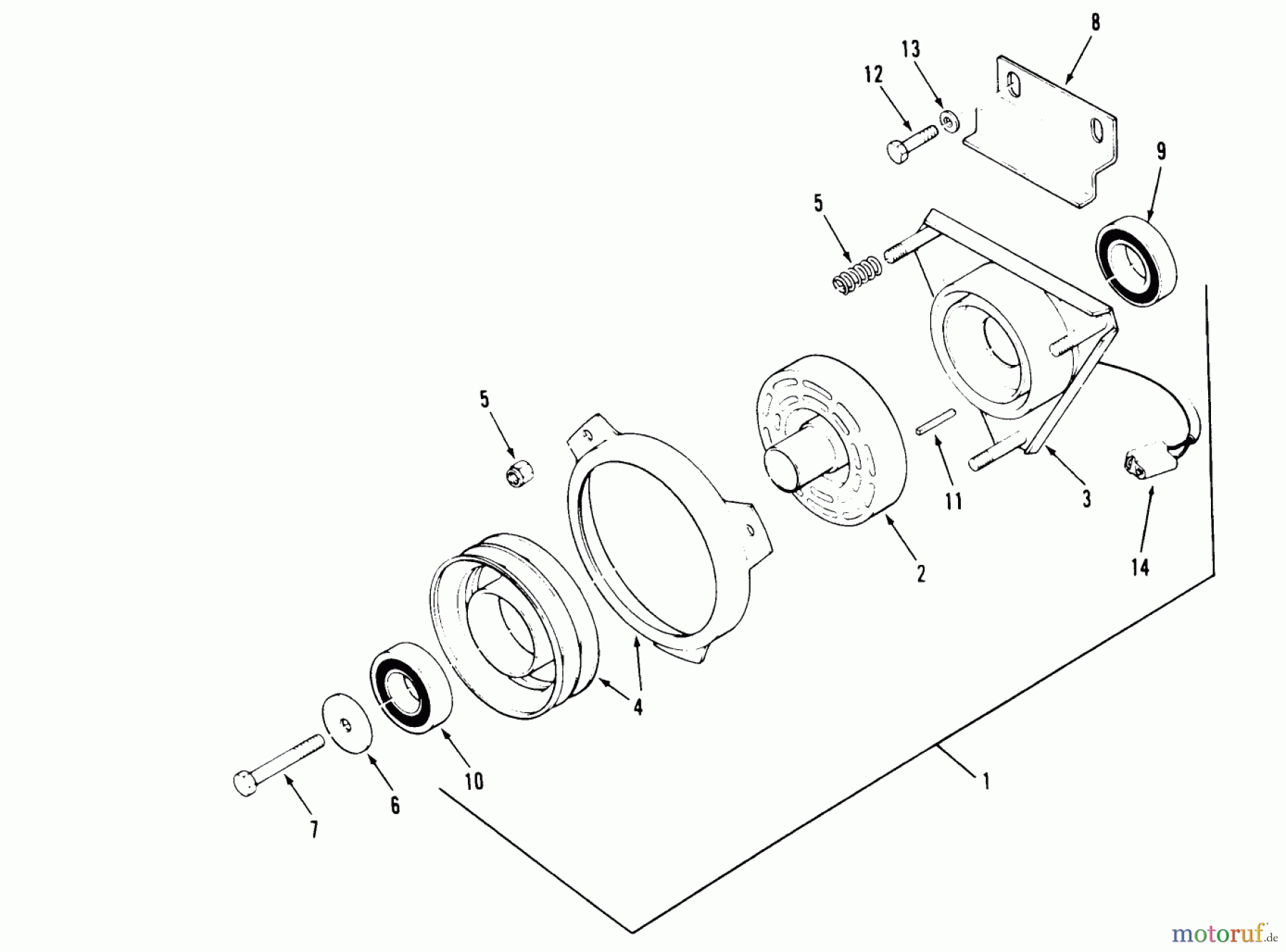  Toro Neu Mowers, Zero-Turn 74140 (724-Z) - Toro 724-Z Tractor, 1995 (590001-599999) P.T.O. ELECTRIC CLUTCH