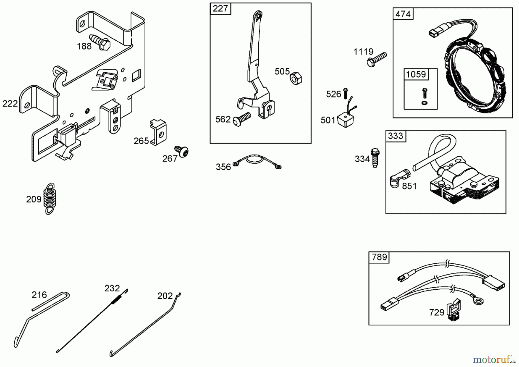  Toro Neu Mowers, Zero-Turn 74403 (Z420) - Toro TimeCutter Z420 Riding Mower, 2005 (250000001-250999999) GOVERNOR ASSEMBLY BRIGGS AND STRATTON 286H77-0165-E1