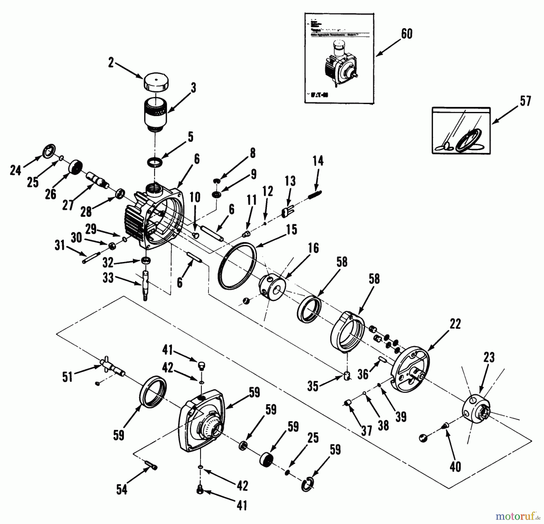  Toro Neu Mowers, Zero-Turn Z1-24OE03 (724-Z) - Toro 724-Z Tractor, 1990 HYDROSTATIC TRANSMISSION