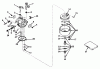 Toro 31304 - Snowhound, 1974 (4000001-4999999) Listas de piezas de repuesto y dibujos CARBURETOR NO. 630958B