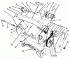 Toro 38005 (1200) - 1200 Power Curve Snowthrower, 1996 (6900001-6999999) Listas de piezas de repuesto y dibujos HOUSING & ROTOR ASSEMBLY