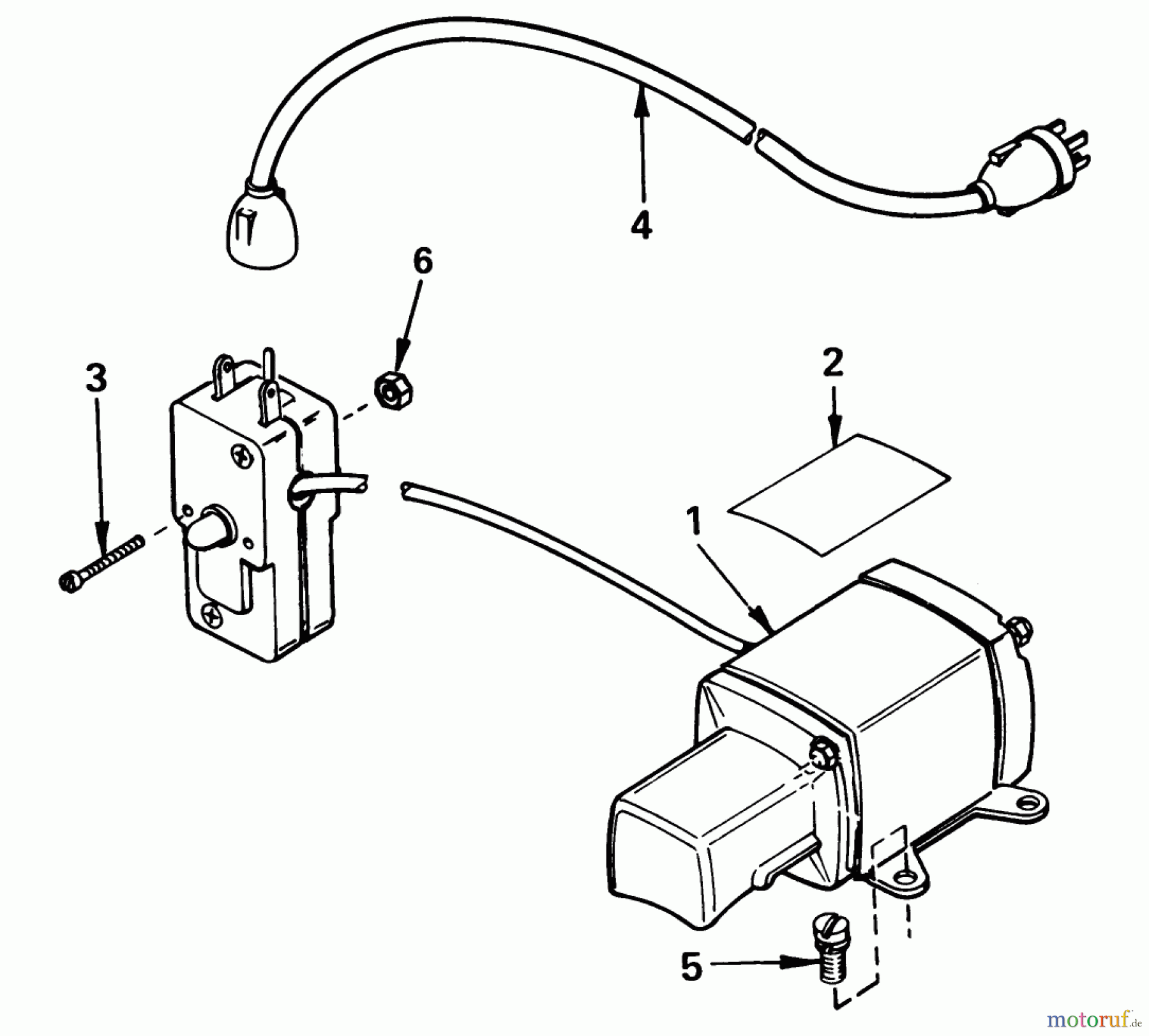  Toro Neu Snow Blowers/Snow Throwers Seite 1 38010 (421) - Toro 421 Snowthrower, 1979 (9000001-9999999) STARTER MOTOR KIT MODEL 23-3790