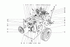 Toro 38010 (421) - 421 Snowthrower, 1980 (0000001-0999999) Listas de piezas de repuesto y dibujos TRACTION ASSEMBLY