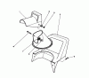 Toro 38025 (1800) - 1800 Power Curve Snowthrower, 1992 (2000001-2999999) Listas de piezas de repuesto y dibujos CHUTE ASSEMBLY