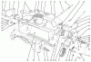 Toro 38025 (1800) - 1800 Power Curve Snowthrower, 2001 (210000001-210999999) Listas de piezas de repuesto y dibujos HOUSING & ROTOR ASSEMBLY