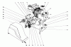 Toro 38040 (524) - 524 Snowthrower, 1978 (8000001-8999999) Listas de piezas de repuesto y dibujos ENGINE ASSEMBLY (MODEL NO. 38040)