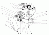 Toro 38040 (524) - 524 Snowthrower, 1979 (9000001-9999999) Listas de piezas de repuesto y dibujos ENGINE ASSEMBLY (MODEL NO. 38050)