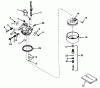 Toro 38050 (724) - 724 Snowthrower, 1984 (4000001-4999999) Listas de piezas de repuesto y dibujos CARBURETOR NO. 631927 (5 H.P. SNOWTHROWER MODEL NO. 38040)