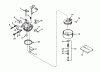 Toro 38052 (521) - 521 Snowthrower, 1985 (5000001-5999999) Listas de piezas de repuesto y dibujos CARBURETOR NO. 632107