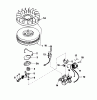 Toro 38052 (521) - 521 Snowthrower, 1985 (5000001-5999999) Listas de piezas de repuesto y dibujos MAGNETO NO. 611030