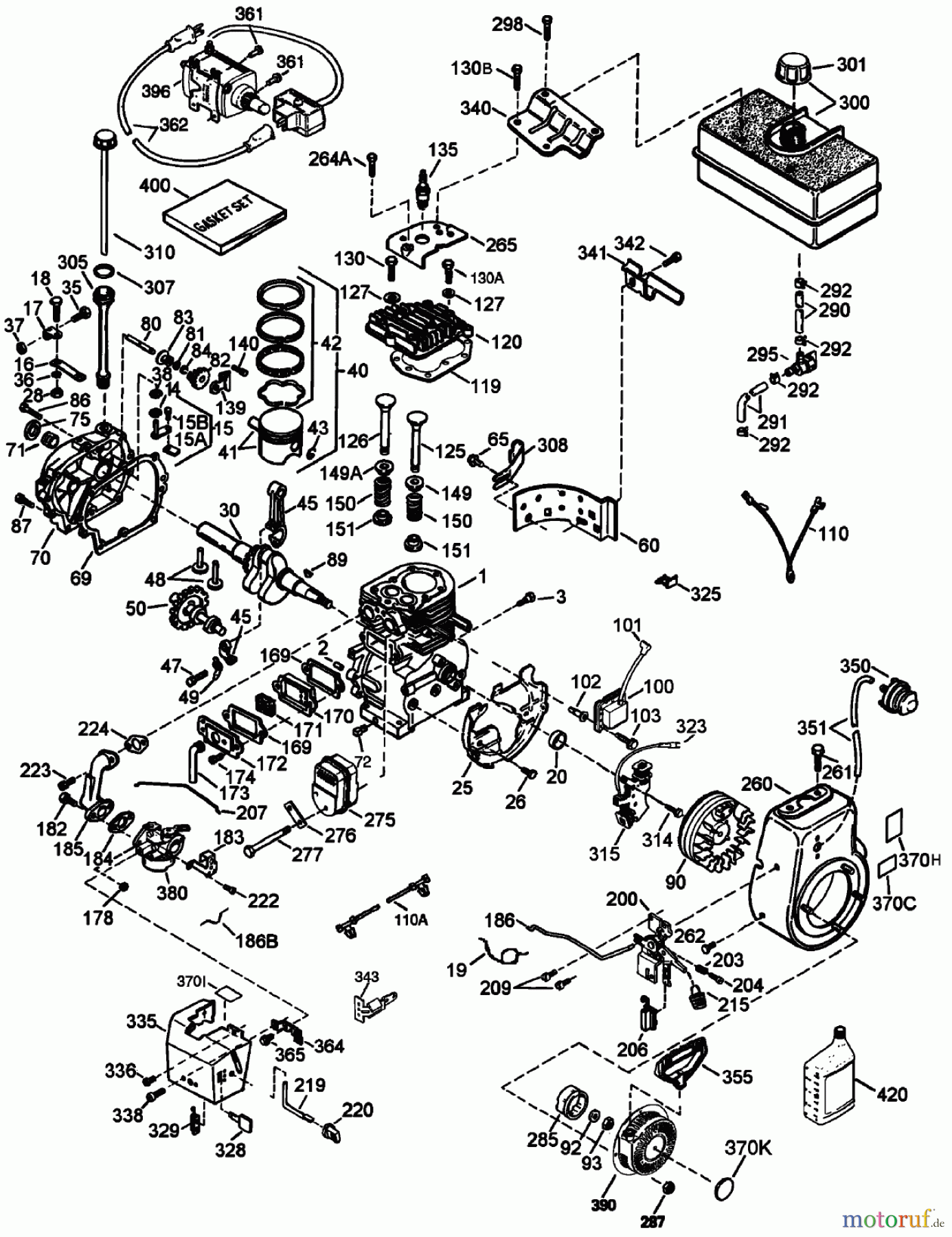  Toro Neu Snow Blowers/Snow Throwers Seite 1 38053 (824) - Toro 824 Power Throw Snowthrower, 2003 (230000001-230999999) ENGINE ASSEMBLY NO. 2 TECUMSEH HMSK80-155672V (MODEL NO. 38078 ONLY)