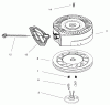 Toro 38072 (724) - 724 Snowthrower, 2000 (200000001-200999999) Listas de piezas de repuesto y dibujos RECOIL STARTER NO. 38-7590 (OPTIONAL)