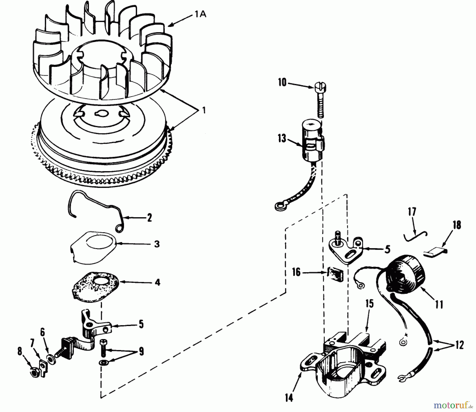  Toro Neu Snow Blowers/Snow Throwers Seite 1 38080 (824) - Toro 824 Snowthrower, 1985 (5000001-5999999) MAGNETO NO. 610848