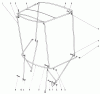 Toro 38080 (824) - 824 Snowthrower, 1988 (8000001-8999999) Listas de piezas de repuesto y dibujos SNOW CAB ASSEMBLY MODEL 42-3380