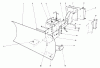 Toro 38085 (824) - 824 Snowthrower, 1981 (1000001-1999999) Listas de piezas de repuesto y dibujos GRADER BLADE ASSEMBLY MODEL 59099