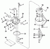 Toro 38085 (824) - 824 Snowthrower, 1990 (0000001-0999999) Listas de piezas de repuesto y dibujos CARBURETOR NO. 632334A