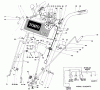 Toro 38085 (824) - 824 Snowthrower, 1990 (0000001-0999999) Listas de piezas de repuesto y dibujos HANDLE ASSEMBLY