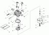 Toro 38592 (1332) - 1332 Power Shift Snowthrower, 2000 (200000001-200999999) Listas de piezas de repuesto y dibujos CARBURETOR NO. 640105