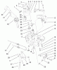 Toro 38087 (1332) - 1332 Power Shift Snowthrower, 2000 (200000001-200999999) Listas de piezas de repuesto y dibujos POWER SHIFT CONTROL ASSEMBLY