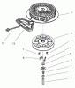 Toro 38592 (1332) - 1332 Power Shift Snowthrower, 2000 (200000001-200999999) Listas de piezas de repuesto y dibujos RECOIL STARTER NO. 590749 (OPTIONAL)