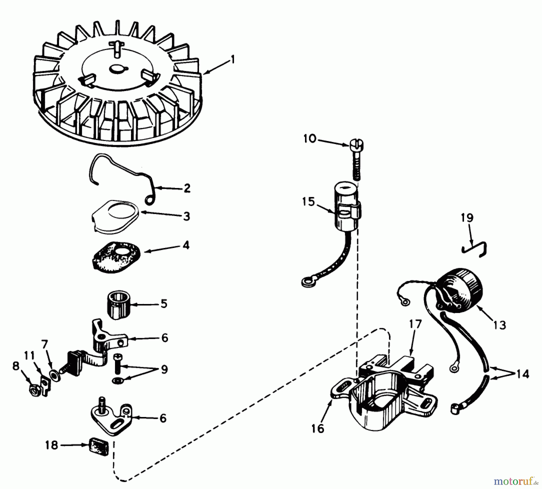  Toro Neu Snow Blowers/Snow Throwers Seite 1 38130 (S-200) - Toro S-200 Snowthrower, 1980 (0000001-0015000) MAGNETO NO. 610794A ENGINE MODEL AH520 TYPE 1585A UNIT MODEL 38120 (USED ON UNITS WITH SERIAL NO. 0100000 THRU