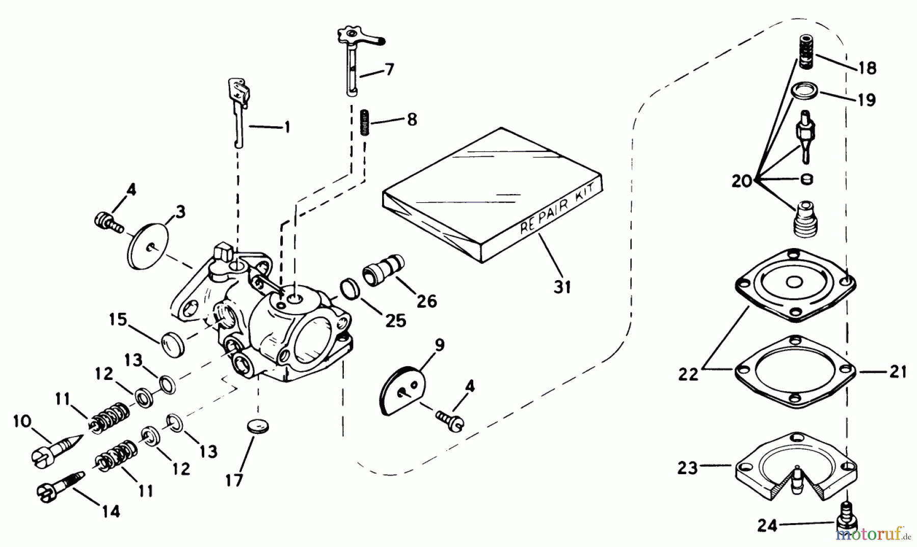  Toro Neu Snow Blowers/Snow Throwers Seite 1 38120 (S-200) - Toro S-200 Snowthrower, 1984 (4000001-4999999) CARBURETOR NO. 632142 ENGINE MODEL NO. AH520 TYPE 1602A