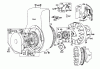 Toro 38150 (826) - 826 Snowthrower, 1983 (3000001-3999999) Listas de piezas de repuesto y dibujos ENGINE BRIGGS & STRATTON MODEL 190402 TYPE 0989-01 #1