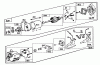 Toro 38150 (826) - 826 Snowthrower, 1983 (3000001-3999999) Listas de piezas de repuesto y dibujos STARTER MOTOR KIT MODLE NO. 37-4630 (OPITIONAL)