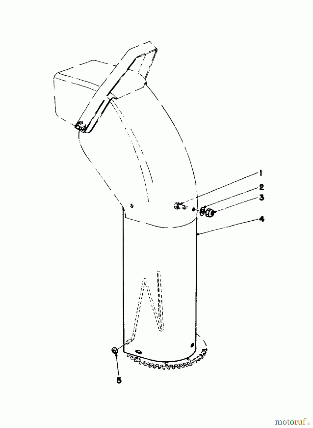  Toro Neu Snow Blowers/Snow Throwers Seite 1 38150 (826) - Toro 826 Snowthrower, 1984 (4000001-4999999) CHUTE EXTENSION KIT 26-1100 (OPTIONAL)