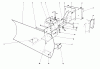 Toro 38150 (826) - 826 Snowthrower, 1984 (4000001-4999999) Listas de piezas de repuesto y dibujos GRADER BLADE ASSEMBLY MODEL NO. 59099 (OPTIONAL)