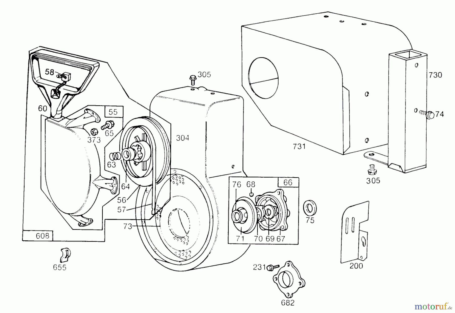  Toro Neu Snow Blowers/Snow Throwers Seite 1 38150 (826) - Toro 826 Snowthrower, 1986 (6000001-6999999) ENGINE BRIGGS & STRATTON MODEL NO. 190406-2999-01 #3