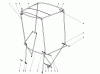 Toro 38150 (826) - 826 Snowthrower, 1987 (7000001-7999999) Listas de piezas de repuesto y dibujos SNOW CAB ASSEMBLY MODEL 42-3380 (OPTIONAL)