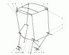 Toro 38160 (1132) - 1132 Snowthrower, 1979 (9000001-9999999) Listas de piezas de repuesto y dibujos SNOW CAB ASSEMBLY (MODEL NO. 12-8100)